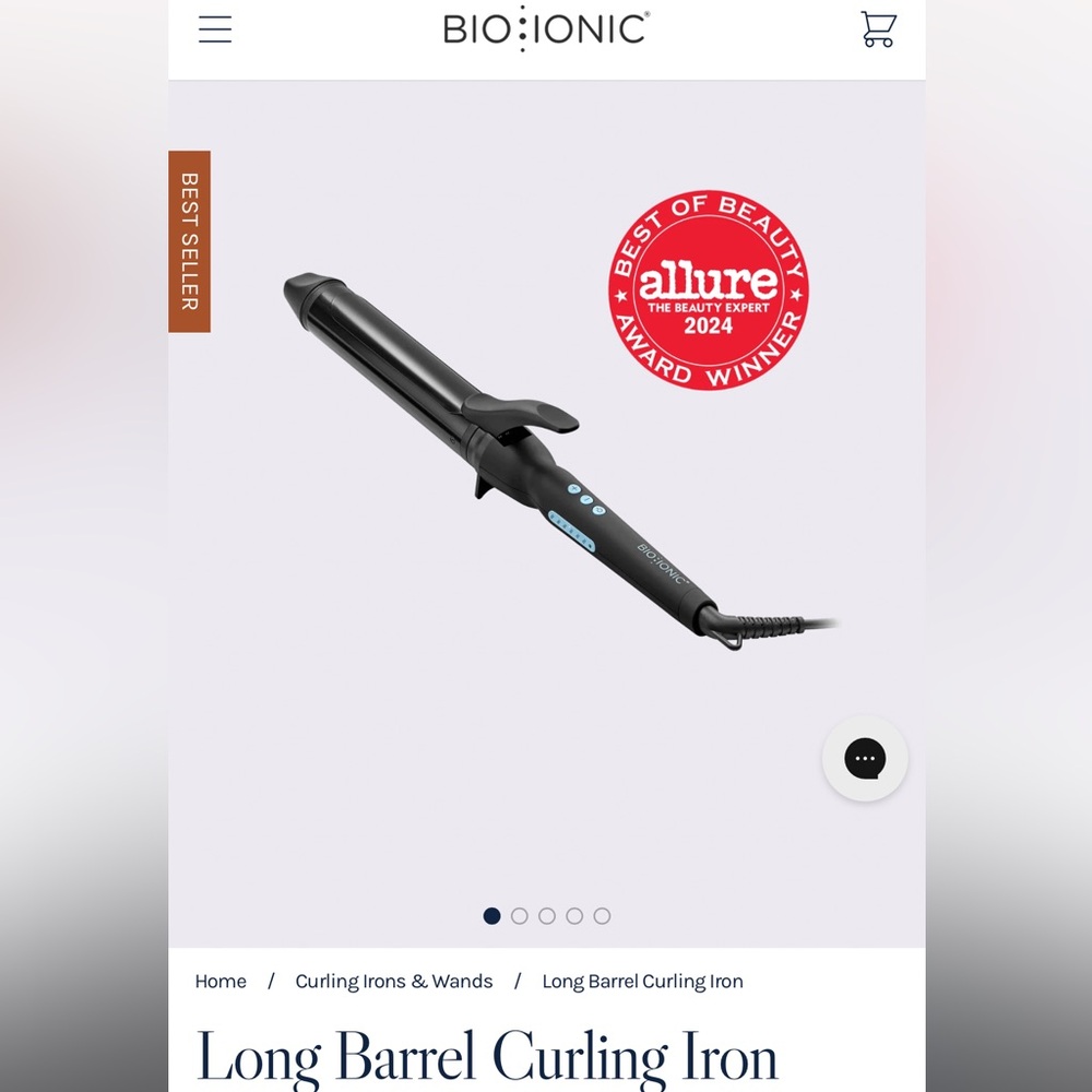 Black Hair Styling 1.5 inch Iron with Extra Length